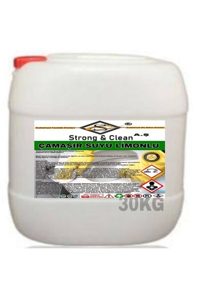 Çamaşır Suyu Limon Kokulu 30kg