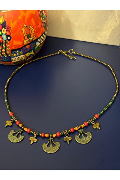 Idarosa Concept Otantik, Etnik, Bohem, Renkli Boncuklu Eskitme Detaylı Hippi ...