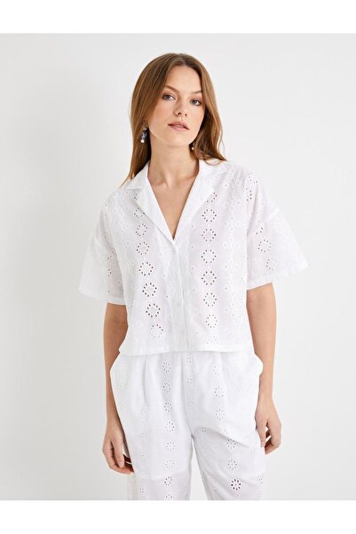 Koton Γυναικείο Crop Fisto πουκάμισο