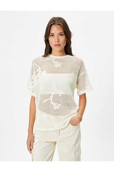 Koton Γυναικείο κοντομάνικο φούτερ