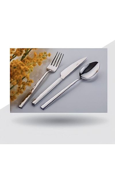 İnter Steel Nile Model 30 Piece Fork & Spoon Set