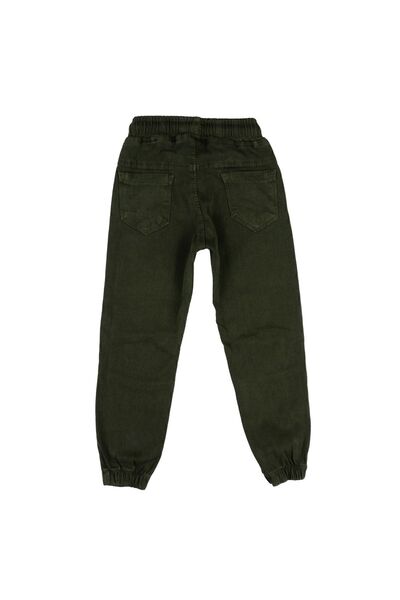 Bebelop Pantaloni pentru bebelusi cu imprimeu cu buzunar elastic pe talie