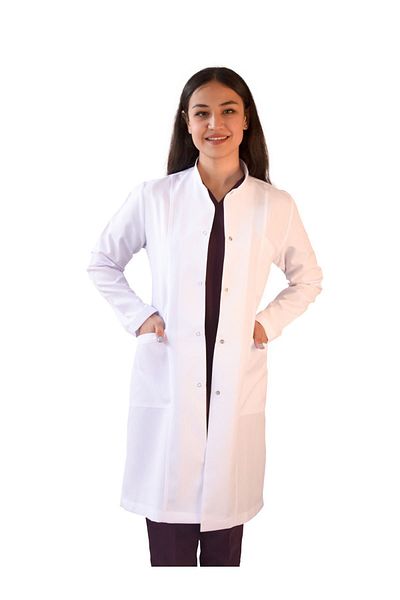VAYTEKS Judge Collar Long Women Doctor Teacher Lab Coat