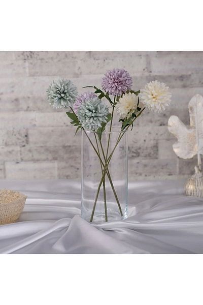 Paşabahçe Decorative Bamboo Glass Vase 10 X 20 cm