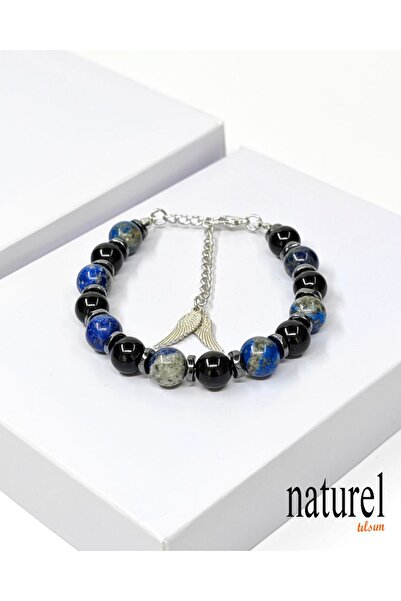 Naturel Tılsım سوار من الحجر الطبيعي اللازورد والحجر السج
