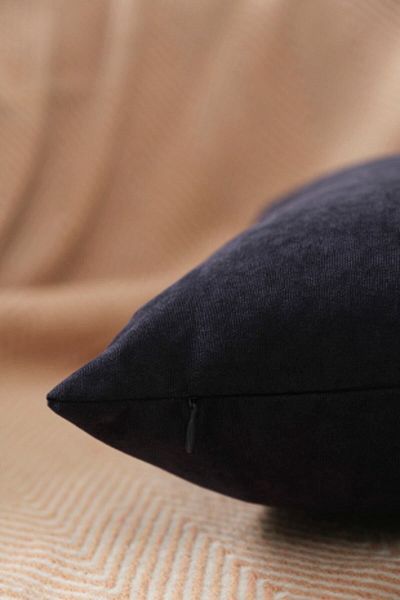 ÖZENEV Panoroma Plain Plain Decorative Pillow Case – Punch Throw Pillow Case – Dark Navy Blue