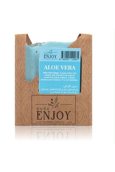 Enjoy Natural Aloe Vera Handmade Face, Hair and Body Soap