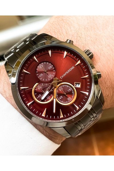 Reward Caporone men's wristwatch functions active steel
