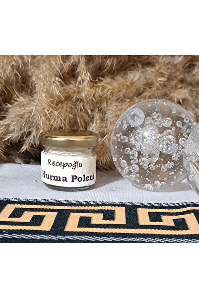 Recepoğlu Saf Katkısız Hurma Poleni Cam Kavanoz 20 G