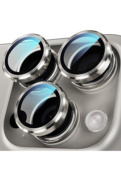 m.tk moveteck İphone 16 Pro & İphone 16 Pro Max Uyumlu Kamera Koruma Lens Kor...