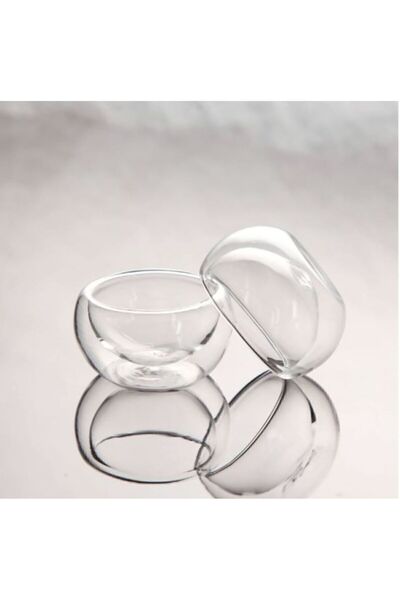 RAVİNO HOME Çift Çıdarlı Sosluk 6'lı - Kahve Yanı Ikramlık