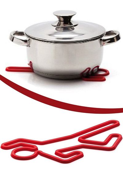 ASG Silicone Trivet Man-Shaped Fireproof Non-Stick Pot Pan Mat