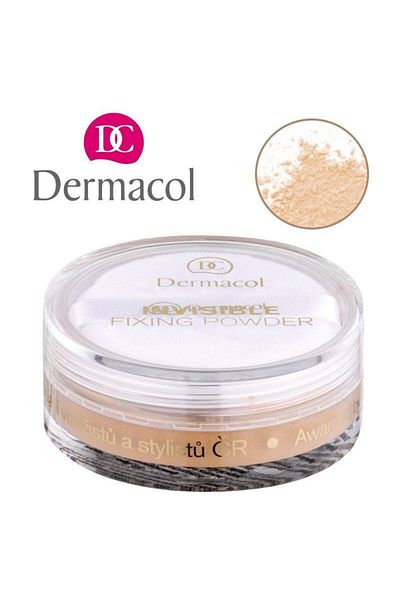 Dermacol Transparent Powder - Invisible Fixing Velvety, Fixing Transparent Finish Powder Natural