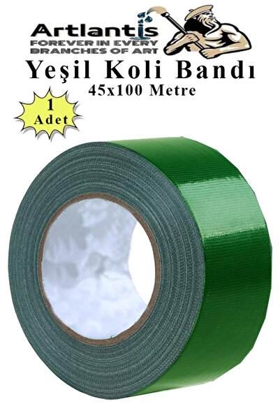 Artlantis Renkli Koli Bantı 100 Metre 1 Adet 45mm x 100 Metre Renkli Koli Ban...