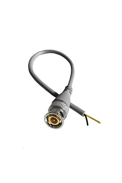 BK Teknoloji 5 Adet Hazır Kablolu Bnc Video Konnektör