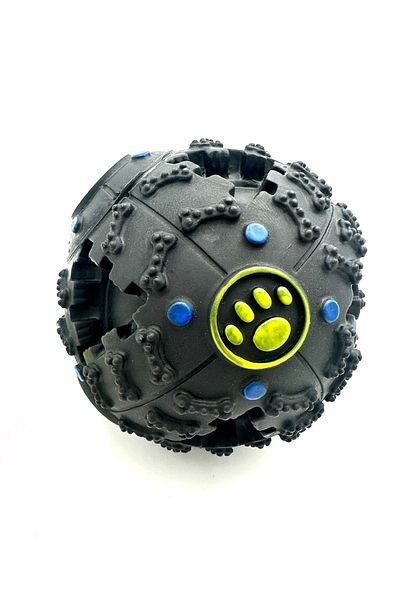 Tasma Market Premium Black Dog Ball - Sound Toy