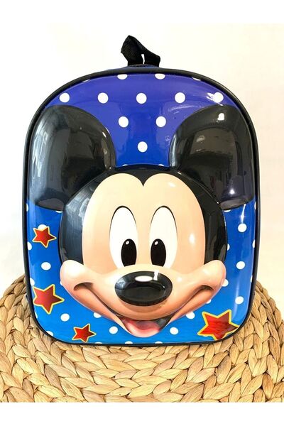Ezem Store Micky Mou 5D Embossed Kindergarten Bag and Daily Use Backpack