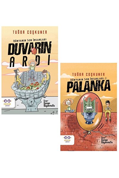 Cezve Çocuk Dünyanın Son Insanları 2 Kitap Set / Duvarın Ardı + Palanka / Tuğ...