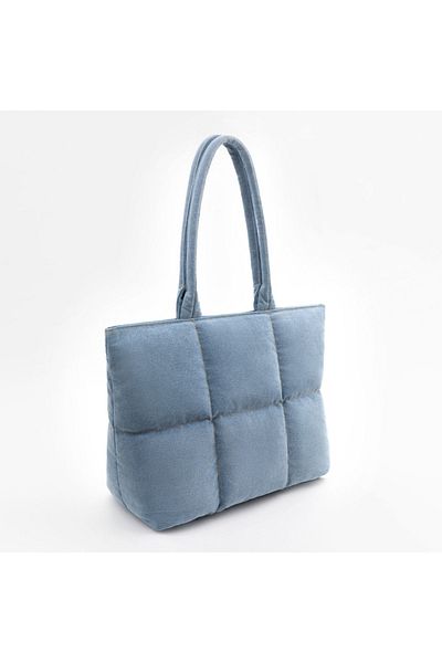 Comfyable Puffy Laptop/Tablet Tote Bag with Water Resistant Strap