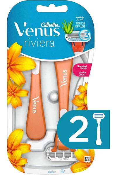 Gillette Venus Riviera Disposable Razor 2 Count