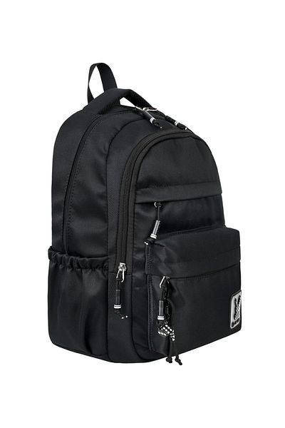 BEGATİ ÇANTA Rucsac unisex pentru liceu și liceu, țesătură specială hidrofugă, negru