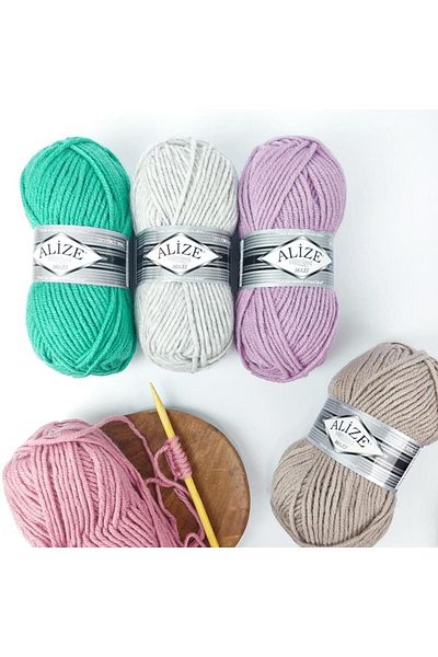 Alize Superlana Maxi 5-Piece 58 Hand Knitting Yarn