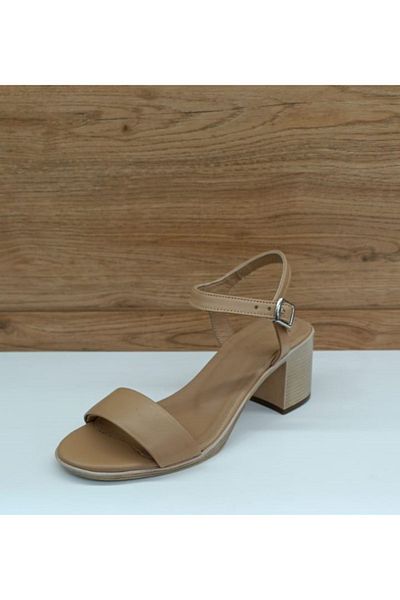 Greyder 59043 Sandale de damă din piele naturală de culoare nudă