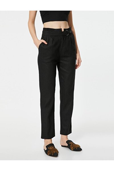 Koton Kadın Keten Karışımlı Pantolon