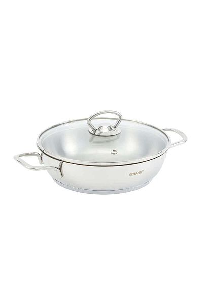 Schafer Schafer Steel Pan with Glass Lid - 20 cm