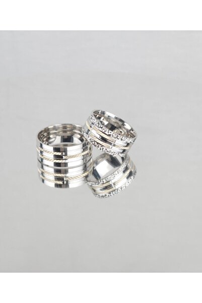 Gri Gümüş Saf Bağlılık Çemberi 925 Ayar Gümüş Alyans, Nişan Ve Söz Yüzüğü