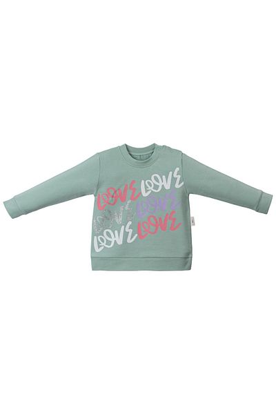 Necix's Love Printed Sweatshirt for Girl