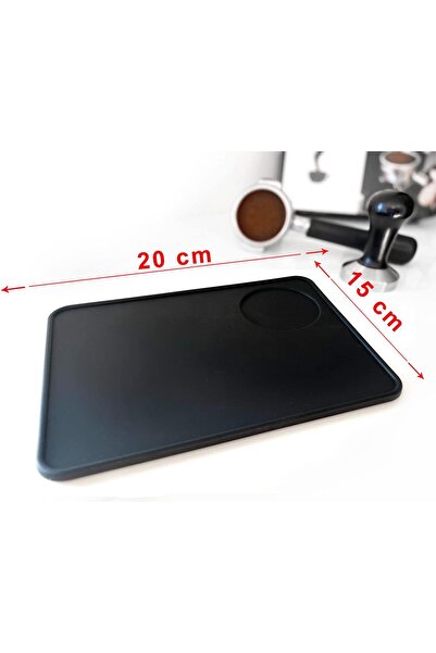 VODİNOX Cafe Bar Barista Ekipmanları Kahve Espresso Tamper Temper Tamping Mat Düz Taban Silikon