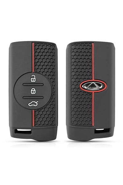 emii auto spare parts CHERY TiGGO 7 KEY CASE BLACK/RED LUX