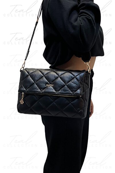 MOTTO Kapitone Desenli El Ve Omuz Çantası