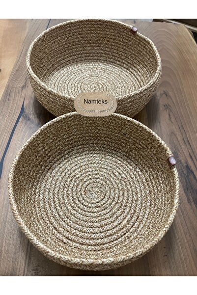 naylişhome Джут, з візерунком, кошик, для шафи, дитяча кімната, органайзер, к...