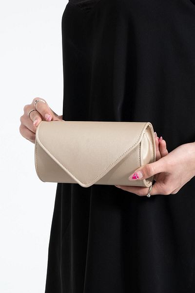 bibags Τσάντα Clutch Bag Portfolio Τσάντα βραδινής σατινέ