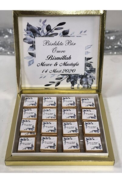 Masalsı Concept 48 Adet Kız Isteme Çikolatası, Söz, Nişan Çikolatası karton k...