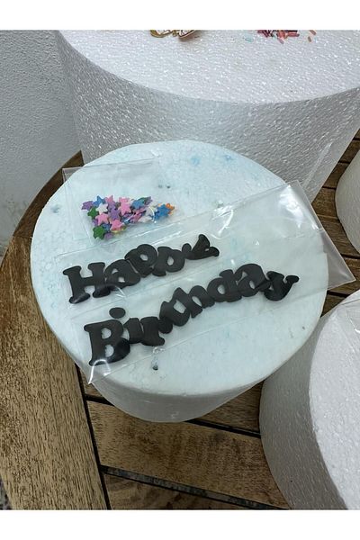 by şeyda palancı For Written Cakes - Sugar Dough Mold Letters and Figures Make Your Own Writing