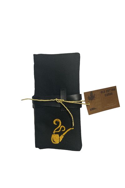 Old Cotton Vintage Unisex Quality Tobacco Cut Design Wallet Bag - 28 cm 19 cm
