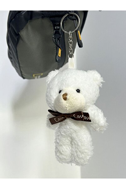 DEF COLLECTION Renkli Peluş Ayıcık Anahtarlık ve Çanta Süsü – Sevimli ve Yumuşak Peluş Anahtarlık