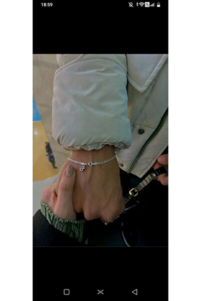 ARTSAN Kararmaz Çelik 1 li harfli bileklik sevgili , çift , arkadaş , bilekliği