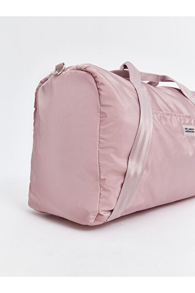 LC Waikiki LCW ACCESSORIES Toz Pembe Etiket Detaylı Kadın Spor Çantası