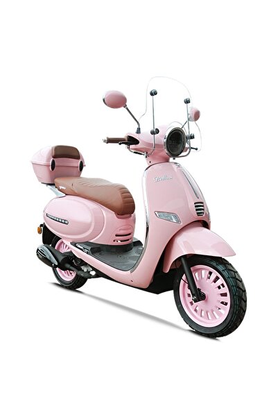 Yuki Bellini 50 Benzinli Scooter - Pembe