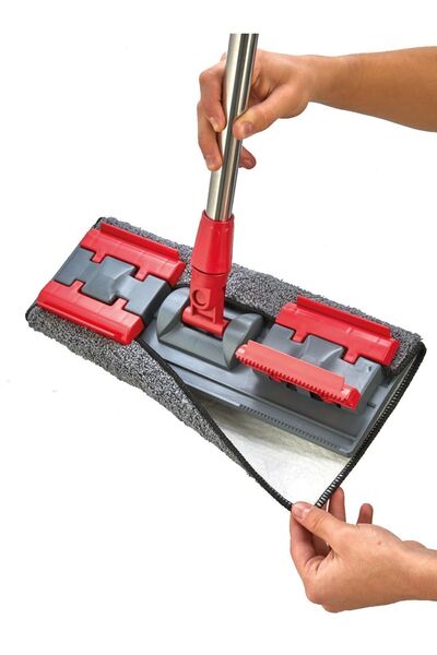 MUZZY Bez Mandallı Mop Sihirli Mop (YER CAM TEMİZLİĞİ)