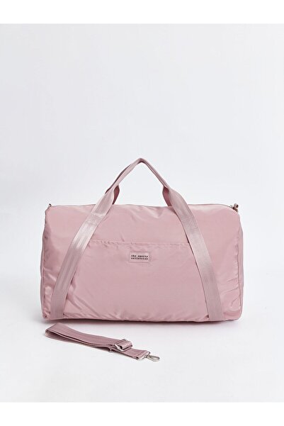LC Waikiki LCW ACCESSORIES Toz Pembe Etiket Detaylı Kadın Spor Çantası