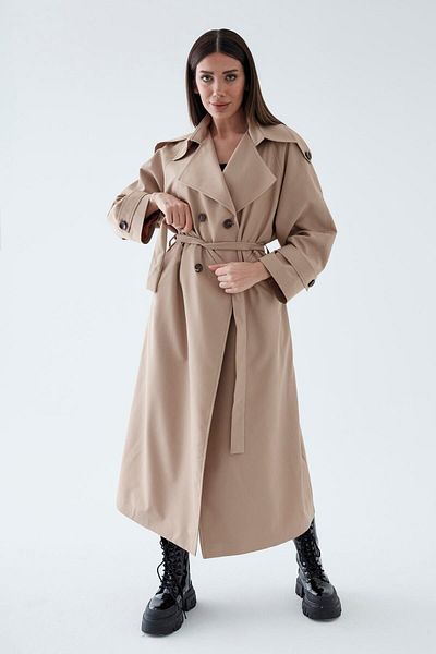 SahraAfra Creed Trench Coat