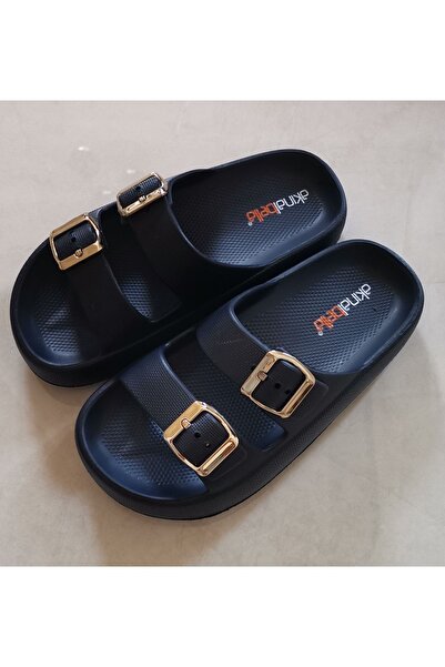 Akınal Bella شبشب Akınalbella للنساء بإبزيم مزدوج لتقويم العظام يوميًا