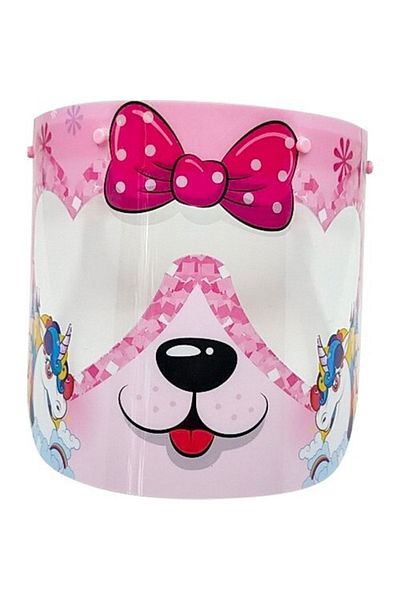 moots Unicorn Patterned Girl's Face Visor - Protection and Stylish Design