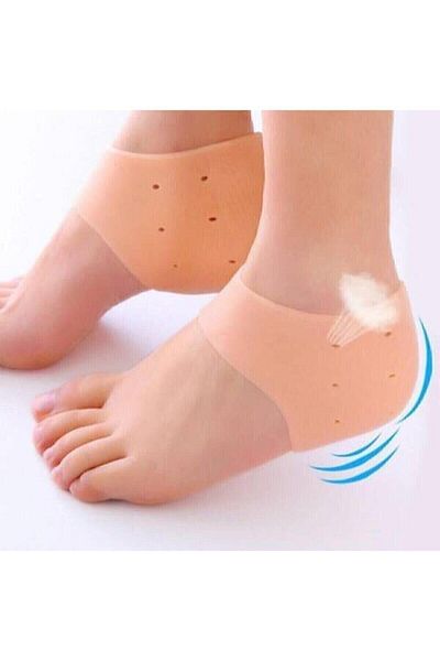 Devi Silicone Heel Cover Heel Liner Heel Spur Heel Crack 1 Pair Heel Liner