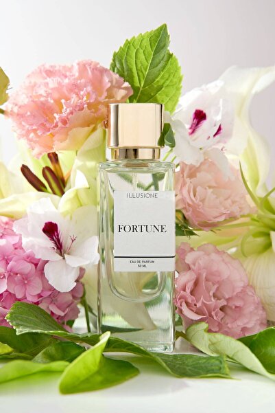 ILLUSIONE FRAGRANCE Fortune Edp Kadın Seyahat Boy Parfüm 10ml | Vanilya-çiçeksi-amber | Narenciye, Paçuli, Sedir, Sandal